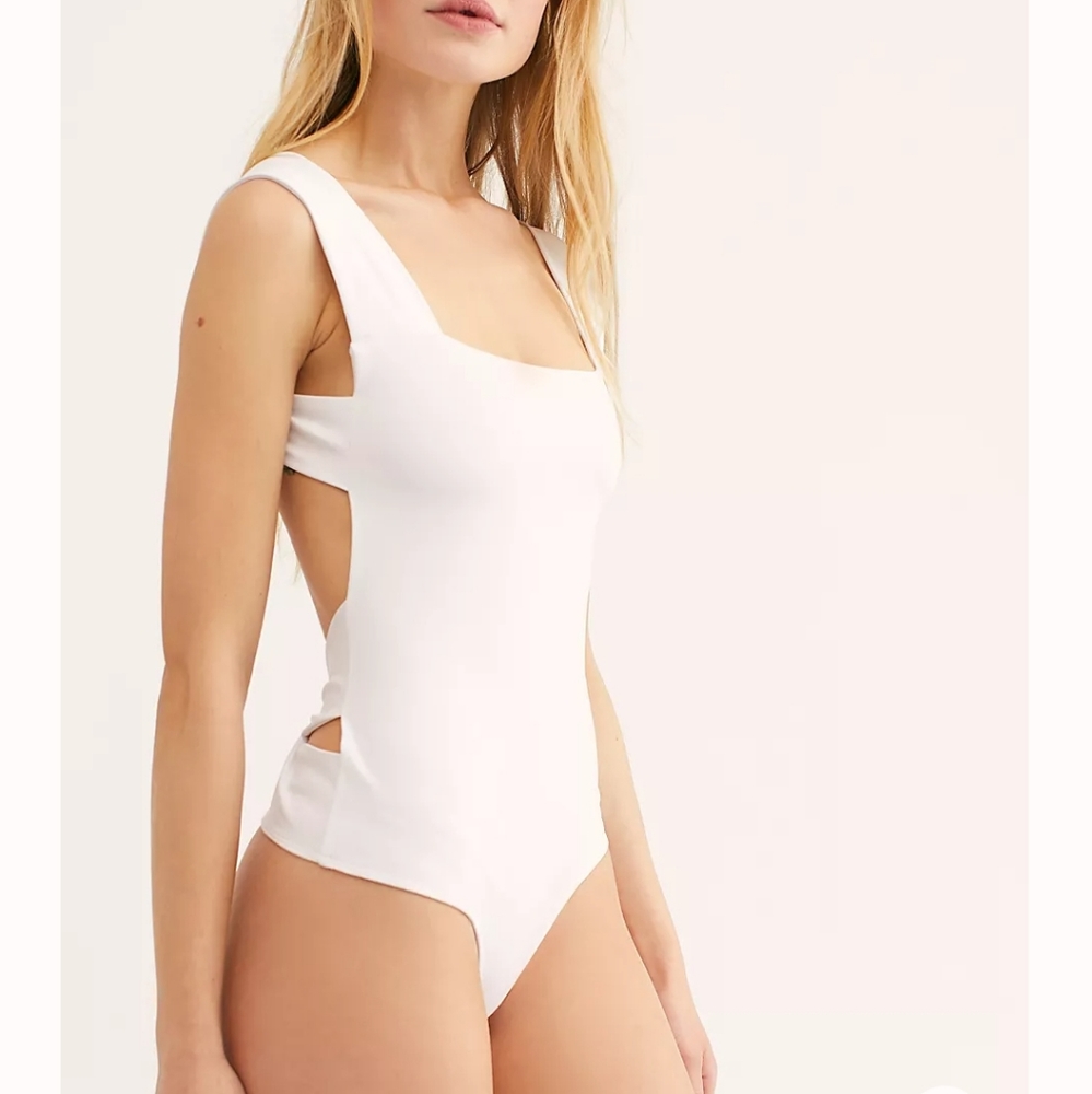 Free People oh she's strappy duo bodysuit (nwot)